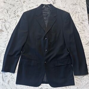 Versini Classic Black 3-Button Blazer (Made in Korea)